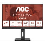 Aoc LCD monitor Q27E3UMF 68.6 cm 2560 x 1440 QHD 300 cd/m&sup2; reguleeritav alus USB keskjaam sisseehitatud k&otilde;larid