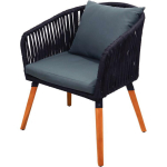 Besk tool 9138465, 60cm x 70cm x 75cm, akaatsiapuit, 1 istekoht, padjad 6cm, hall v&auml;rv