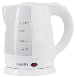 Mesko | Kettle | MS 1276 | Standard | 1600 W | 1 L | Plastic | 360&deg; rotational base | White