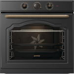 Gorenje Ahju BOS67371CLB, 77 L, Multifunktsionaalne, EcoClean, Mehaaniline juhtimine, Aurufunktsioon, Konvektsioon