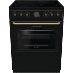 Gorenje Classic GECS6B71CLB elektripliit ahjuga, 10200W, 71l, 275&deg;C, 11 funktsiooni, Aqua Clean, grill, konvektsioon, taimer