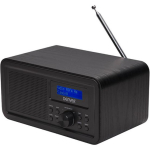Denver DAB-30 Black 111111000450, DAB+/FM raadio, 1.05kg, 20.1x10.3x14.3cm, LCD, 10W/1W RMS, &auml;ratus, teleskoopantenn, 10 FM jaama