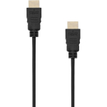 Sbox HDMI kaabel HDMI-201.5 BUDGET, 1,5m, 3840 &times; 2160 (4K) 60 kaadrit/s, nikeldatud pistikud, 32 AWG, Ethernet, ARC, CEC, must
