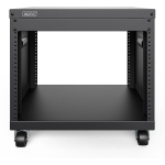 Digitus DN-48000, 19" riiul, 8U, 46cm s&uuml;gavus, 50.7cm laius, 42cm k&otilde;rgus, teras, RAL 9005, must