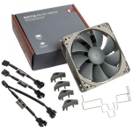Noctua NA-FK1 t&auml;iendav arvutiventilaator, 120mm, 1700 RPM, 25.1dB, 120.2m&sup3;/h, 12V, 4-pin PWM, SSO laager, valge