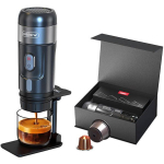HiBREW H4A kaasaskantav kohvimasin, 80W, 15 bar, kapslitele ja jahvatatud kohvile, kotiga