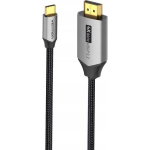 Vention CRBBH USB-C HDMI-kaabel, 4K@60Hz, 2m, hall, &uuml;mmargune