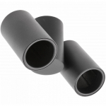 Laevalgusti LUPO, 17,5x5,6x11,5cm, IP20, 2*GU10, max. 50W, must; OS-LUP-2GU10-10