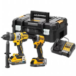 T&ouml;&ouml;riistakomplekt COMBO 18V DCK2052H1E1T (DCD999+DCF850) 1x5Ah 1x1,7Ah, POWERSTACK TSTAK, DCK2052H1E1T-QW DEWALT