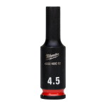 SHOCKWAVE&trade; IMPACT DUTY TRIECIENIZTURĪGAS UZGRIEŽŅU MUCIŅAS, 4.5 MM 1/4" IMPACT SOCKET DEEP - 1 PC, 4932480252 MILWAUKEE
