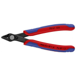 Elektroniskie Super Knips&reg; ar daudzkomponentu rokturiem, KNIPEX, 78 61 125, precīzi grie&scaron;anai, 130 mm, bezfasētām grie&scaron;anas malām.