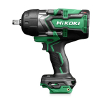 Bezvadu trieciena uzgriežņu atslēga HIKOKI WR36DGW2Z, 36 V, 1900 Nm grie&scaron;anas griezes moments, ergonomisks dizains, LED gaisma