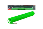 Spiraalne pol&uuml;uretaanvoolik, Rockforce, RF-1410-15Green, 14x10 mm, 15 m, 24 bar