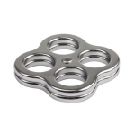 Varustuseplaat Maggi Rig, EDELRID, 4052285381097, Kande: 35kN, Sertifikaat: CNB/P 11.114 PfE, Materjal: Roostevaba teras, Aukude l&auml;bim&otilde;&otilde;t: 20mm