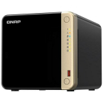 Qnap NAS salvestustorn TS-464-8G, Intel Celeron N5095 4- tuum, 8 GB RAM, 2.5GbE, 4 pesa, HDMI 1, USB 2.0 2, USB 3.2 2