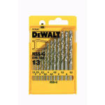 Dewalt HSS-G metallpuuride komplekt DT5922-QZ 13 tk, 1.5-6.5 mm, 118 kraadi jagatud punkt, &uuml;mmargune vars