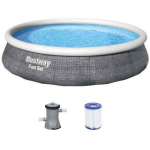 Bestway Bassein 8968293, 396 cm, 84 cm, 7340 l, Puhutav, Tritech, Filtrikpump 2006 l/h, Lihtne paigaldus