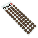 Beast M&ouml;&ouml;bli padjad 9056226, 22mm, 3mm, pruun, 44tk