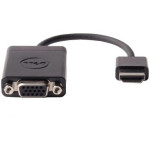 Dell | Adapter HDMI to VGA | 470-ABZX | Black | HDMI - Male | HD-15 (VGA) - Female