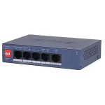 Dahua v&otilde;rgukommutator, CS4005-4GT-36, 5xRJ-45, 4xPoE, 10 Gbit/s, 36 W PoE eelarve, L2, lauakomplekt/seina
