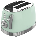 Cecotec Toaster Toast&Taste 800 Vintage 3209, 850 W, 2 pesa, roostevaba teras, helesinine, lisat&otilde;ste funktsioon