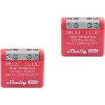 Shelly 1PM Mini Gen4 Zigbee/Matter kontroller 1PMMiniGen42Pack, 110&ndash;240 V AC, 8 A, 20 ajakava, 8 MB m&auml;lu, punane