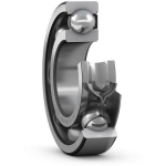 Skf Laager 6000-Z, 10 mm, 26 mm, 8 mm, 1, metallist tihend, teras, messing, silindriline