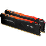 Kingston HyperX FURY m&auml;lu moodul HX426C16FB3AK2/32, 32 GB, 2 x 16 GB, DDR4 2666 MHz, 288-pin DIMM, 16, 0-70 &deg;C