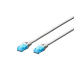 Digitus CAT 5e U-UTP &uuml;henduskaabel DK-1512-030/WH, 3 m, valge, RJ45 Male, RJ45 Male