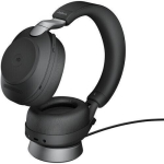 Jabra Evolve2 85 Stand Link380c UC Stereo Black 28599-989-889, 30m, Stereo, 10 mikrofoni, USB-C, 3.5mm minijack