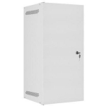 Lanberg Seinakapp WF10-2312-00S, 280mm, 12U, hall, metall, IP20, 1 ventilaatori pesa, 2 vertikaalset riba