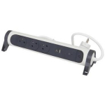 Legrand kaitse pikendus 049417, 1,5m, 3xE, 1xUSB, 1xUSB Type C, &uuml;lepinge kaitse