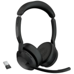 Jabra K&otilde;rvaklapid Evolve2 55 Link380a UC Stereo 25599-989-999, 30m, Stereo, 130g, 1xUSB-C, 1xUSB 2.0, ANC, Bluetooth