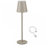 Beper Laualamp P207ILI205, 3W, 1xLED, hall, reguleeritav v&auml;rvitemperatuur, dimmer, laua pind