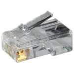 Logilink Moodul pistik MP0002, 100 tk, RJ-45, varjestamata, kuldkattega kontaktid, l&auml;bipaistev