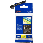 Brother TZe-335 laminaatlint, 8 m, 1,2 cm, valge mustal, TZe, isekleepuv, 1 kassett