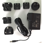 Evoko toiteadapter ERM2014, 12V, 1.25A, must, 1 tk, &uuml;hilduv Evoko Liso