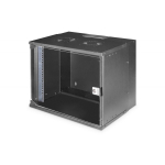 Digitus Seinale kinnitatav kapp 19 DN-49205, 460 x 540 x 400 mm, 9U, 60 kg, IP20, must, paigalduskomplekt kaasas