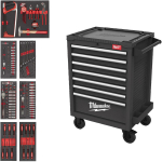 Milwaukee 4932500741 t&ouml;&ouml;riistak&auml;rud, 7 sahtlit, 131 tk, 741mm, 520mm, 971mm, 280kg, 625kg, hall