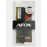 AFOX AFLD48EK1P, DDR4 8GB 2133MHz UDIMM, 288-pin, 1.2V, CL15, 17GB/s, Intel H110, PC/server