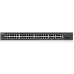 Zyxel GS1900-48HPv2 hallatav l&uuml;liti, 48xGbE, 24xPoE, 170W, 2xSFP, 100Gbit/s, 8000 kirjet