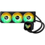 ASUS TUF GAMING LC III 360 ARGB, vedelikjahutus, 90RC0191-B0EAY0, 360mm, 12cm, 2600RPM, 90.78cfm, 37.4dB, ARGB, must