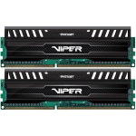 Patriot Memory Viper3 Black Mamba PV316G186C0K, DDR3, 16GB, 1866MHz, CL10, 1.5V, 2-mooduli komplekt, Dual-Channel, Non-ECC