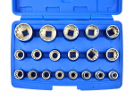 Padrunv&otilde;tmete komplekt 1/2 " 8-32mm (19tk.) 12-kepiline Geko
