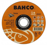 L&otilde;ikeketas A60S INOX T41 125x1,0x22,23mm 3911-125-T41-I BAHCO