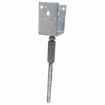 Reguleeritav postiking U-t&uuml;&uuml;p 100X70X112,5X4 HDG 951643 ESSVE