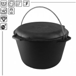 Katel, malm, kaanega 8L ТМ, 280mm; BC-KT08-2 BRIZOLL