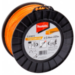 Trimmeri tamiil nailonist keerutatud 2,4 mm x 225 m E-01812 MAKITA
