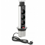 Pistikupesade torn lauale 60mm; AE-BPW3S60-80