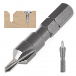 Kombinētais urbis ar 3/8 mm padziļinājumu, HSS tērauds, G64985, GEKO